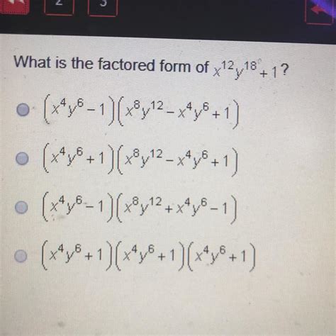 Factor X^12y^18+1 Made Easy